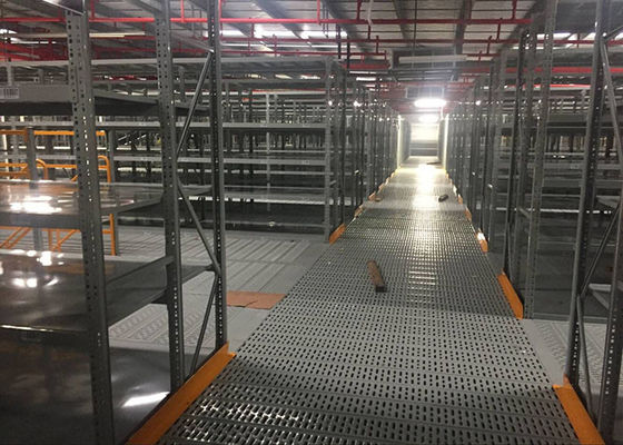 Sistem Rak Mezzanine Steel yang Didukung untuk Gudang Besar