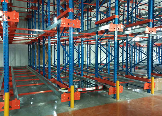 Sistem Penyimpanan Shuttle Industri Khusus Dengan Balok Baja Densitas Tinggi / Rivet Baja