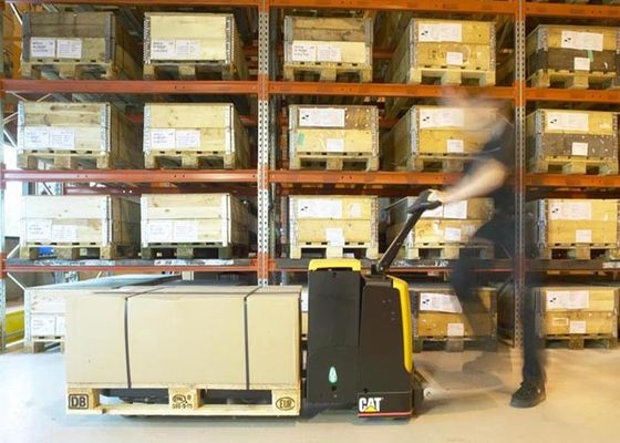 Rack penyimpanan baja industri yang disesuaikan Rack pallet tugas berat yang digulung dingin