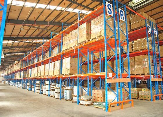 1500kg/Pallet Rak penyimpanan baja industri Rak penyimpanan pallet gudang tugas berat