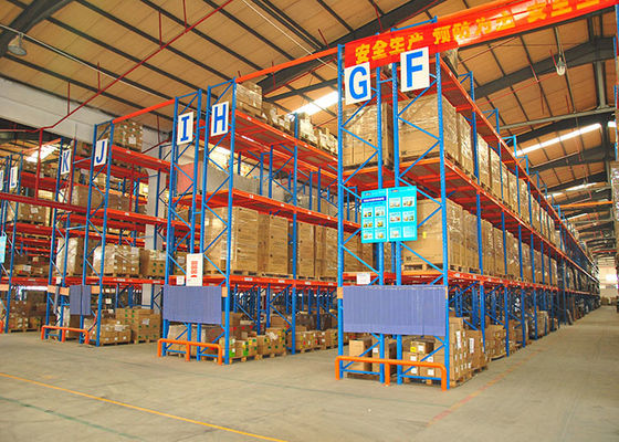 1500kg/Pallet Rak penyimpanan baja industri Rak penyimpanan pallet gudang tugas berat