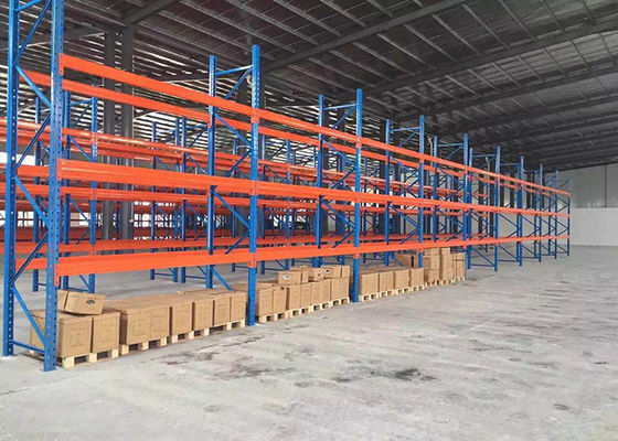 Customzied Heavy Duty Beam Rack Untuk Gudang Pabrik Penyimpanan Kargo
