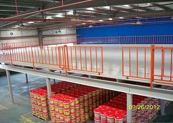 Keamanan Struktur Baja Lantai Mezzanine Industri, Disusun Mezzanine Platform Penyimpanan