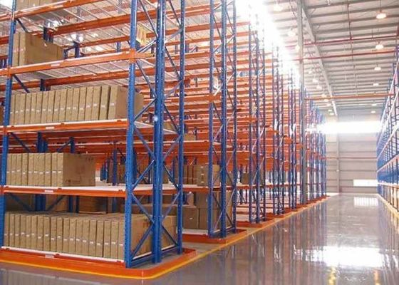 Perlengkapan penyimpanan berat khusus Sistem rak pallet gudang multi-level