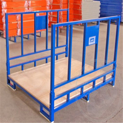 Q235 Kandang Pallet yang dapat ditumpuk Industri Kontainer penyimpanan Metal Mesh