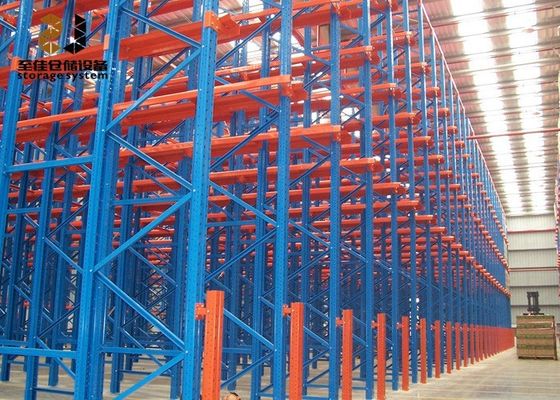 Mudah Menginstal Drive Di Palet Racking / Aliran Melalui Palet Racking System