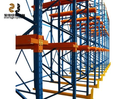 Mudah Menginstal Drive Di Palet Racking / Aliran Melalui Palet Racking System