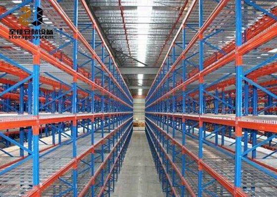 Galvanisasi Customzied Ukuran Mudah Mengumpulkan Palet Rack Wire Decking