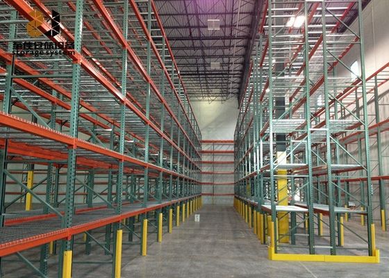 Galvanisasi Customzied Ukuran Mudah Mengumpulkan Palet Rack Wire Decking