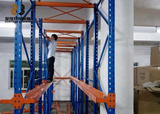 Mengumpulkan atau dilas Powder Coating Galvanizing Steel Racking System