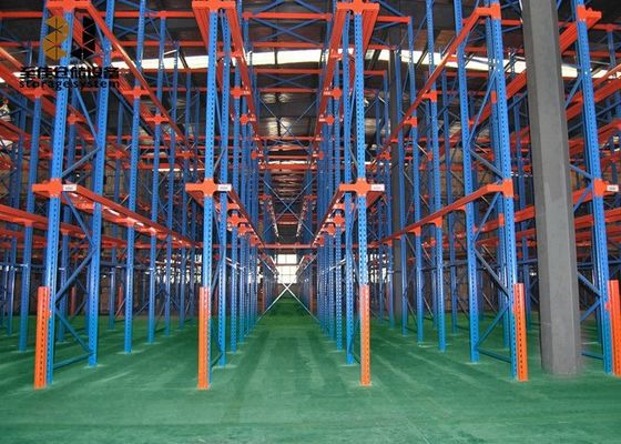 Mengumpulkan atau dilas Powder Coating Galvanizing Steel Racking System