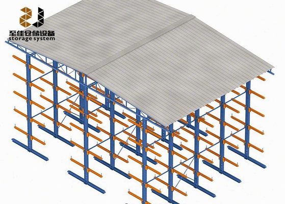 Baja Q235 Cantilever Pallet Racking Anti Korosi Cantilever Rack Arm ODM OEM