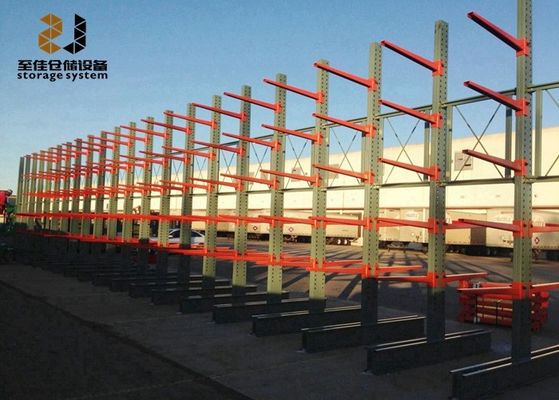 ISO90001 Cantilever Pallet Racking Produsen / Sistem Rak Pipa Gudang