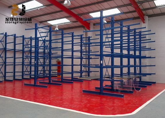 ISO90001 Cantilever Pallet Racking Produsen / Sistem Rak Pipa Gudang