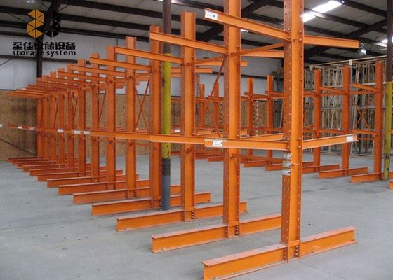 Cantilever Rack Kayu, Metal Cantilever Rack Sistem Rak Cantilever Tugas Berat