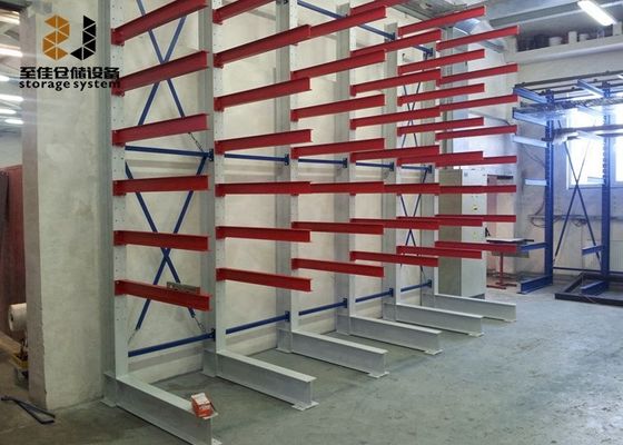 Perlindungan Korosi Rak Palet Industri Warna Disesuaikan Dengan Kanteliver Rak Safelock