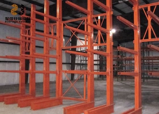 Perlindungan Korosi Rak Palet Industri Warna Disesuaikan Dengan Kanteliver Rak Safelock