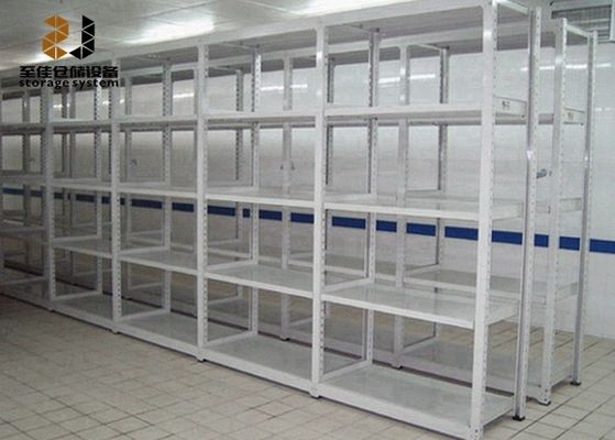 100kg-200kg/lapisan Ringan Metal Rak Mudah menginstal Metal Gudang Rak
