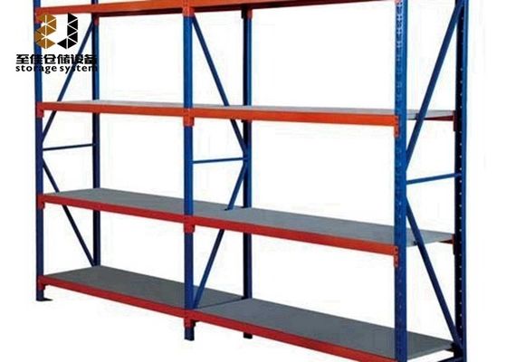 100kg-200kg/lapisan Ringan Metal Rak Mudah menginstal Metal Gudang Rak
