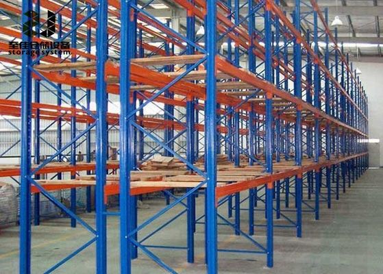 1000-4500kg/pallet Rak penyimpanan berat Multi Level Metal Storage Shelf Unit