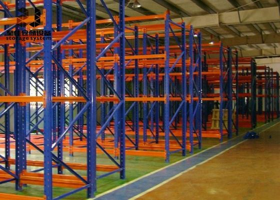 1000-4500kg/pallet Rak penyimpanan berat Multi Level Metal Storage Shelf Unit