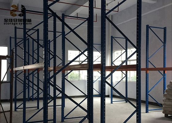 Double Deep Selective Racking Power Coated Heavy Duty Metal Shelf Rack ODM OEM