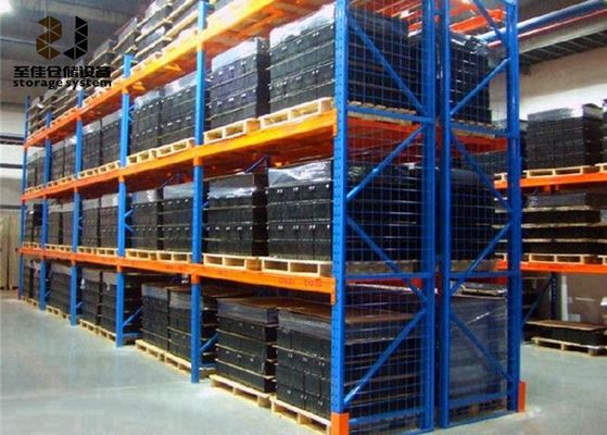 Rak penyimpanan baja industri rangka diperkuat untuk penyimpanan suku cadang mesin berat (3000-5000kg/level load-bearing)
