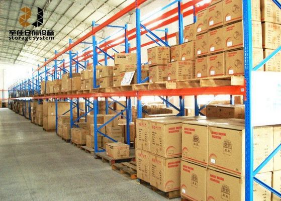 Powder Coated Galvanized Mudah Mengumpulkan Membongkar Sistem Ral Rack Warna