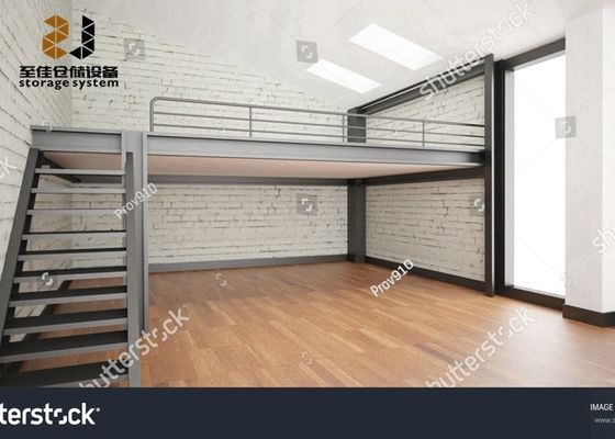 500kg-1500kg/sqm Metal Mezzanine Flooring Systems Epoxy Powder Coated Finish