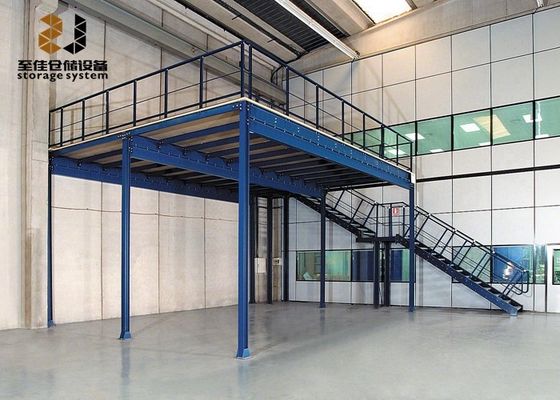 Sistem rak penyimpanan mezzanine industri Rak palet Lantai mezzanine