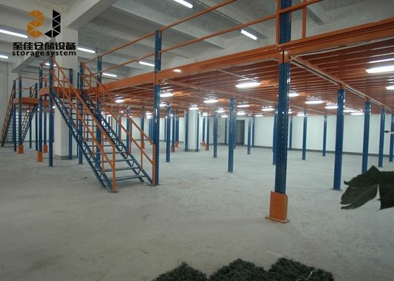 Sistem rak penyimpanan mezzanine industri Rak palet Lantai mezzanine
