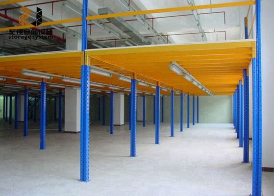 Rak gudang industri berlapis bubuk epoksi 500 kg-4000 kg/m2