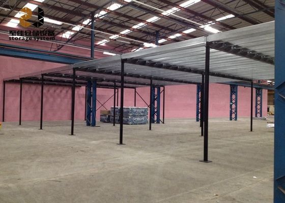 Rak gudang industri berlapis bubuk epoksi 500 kg-4000 kg/m2