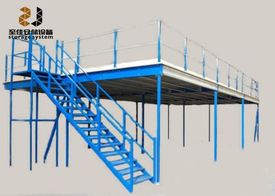 Keamanan Multi Level Industrial Mezzanine Floors Epoxy Powder Coated