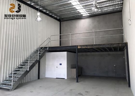 Struktur Mezzanine Kantor / Lantai Mezzanine Industri Kapasitas 500kg - 4000kg/m2