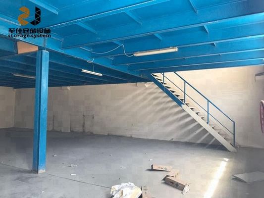 Struktur Mezzanine Kantor / Lantai Mezzanine Industri Kapasitas 500kg - 4000kg/m2