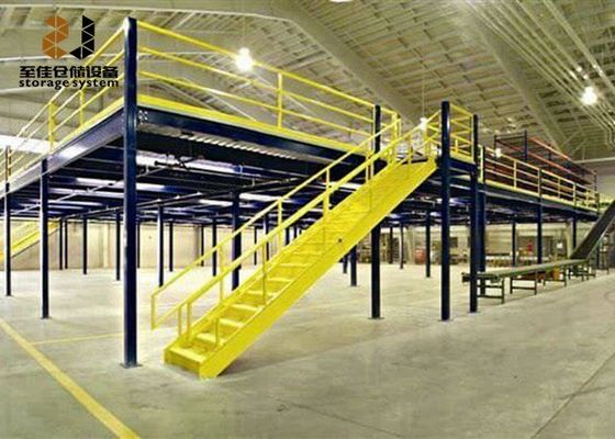 2 Lapisan Mezzanine Platform Racking Systems Q235 Lantai Mezzanine Baja