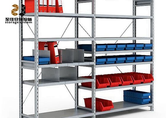 Rack penyimpanan tugas menengah dari baja bergulir dingin Rack rak industri multi level