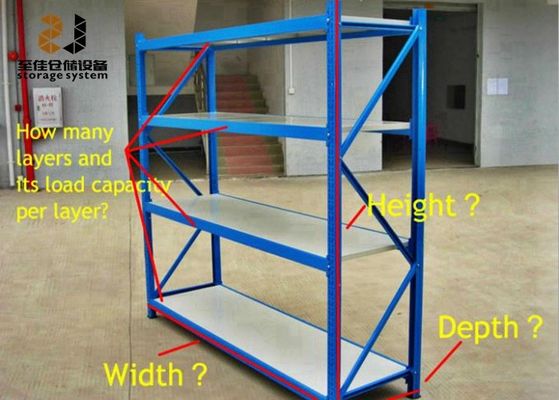 200-500kg/level Rak Palet Gudang Rack Palet Medium Duty Multi Level