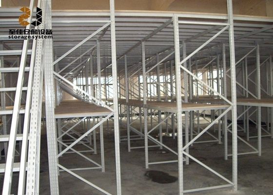 500kg - 4000kg/sqm Rak Struktural Mendukung Mezzanine Lantai ODM &amp; OEM