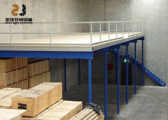 Keamanan Struktur Baja Lantai Mezzanine Industri, Disusun Mezzanine Platform Penyimpanan