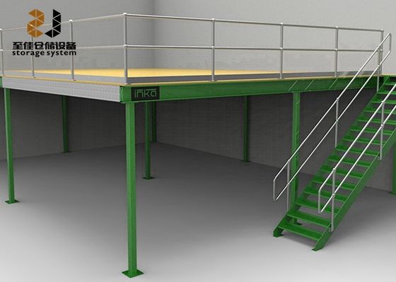 Lantai Mezzanine Industri yang awet / Rak Rivet Tanpa Bolt 5 Tahun Garansi