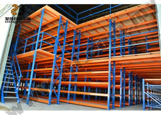 Heavy Duty 2 - 3 Lapisan Sistem Mezzanine Logam / Rak Penyimpanan Baja