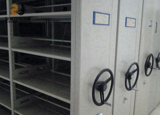 Cold Roll Steel 6 Layer Moving File Cabinets Shelf System Powder Coating Mudah dirakit