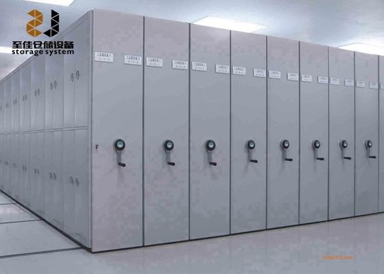 Powder Coating Mobile Shelving Systems dengan Safety Lock Mudah Dipasang