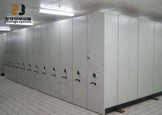 Powder Coating Mobile Shelving Systems dengan Safety Lock Mudah Dipasang