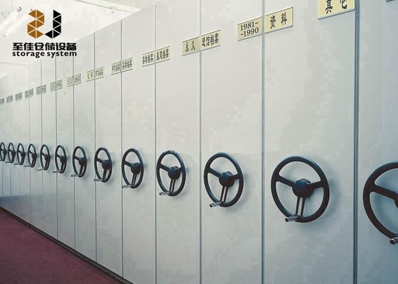Cold Roll Steel Mobile Shelving Systems Membongkar Struktur