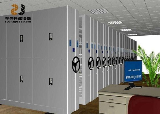 Cold Roll Steel Mobile Shelving Systems Membongkar Struktur