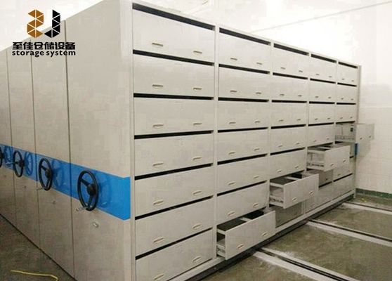 Kunci Keamanan 6 Lapisan Pindah Arsip Lemari Sistem Rak Dengan Garansi 5 Tahun
