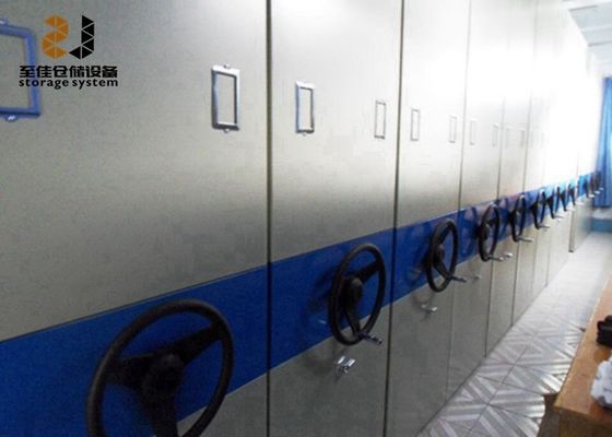 Mudah Mengumpulkan Pindah Lemari File Rak Sistem Disesuaikan Rolling Track Rak Sistem